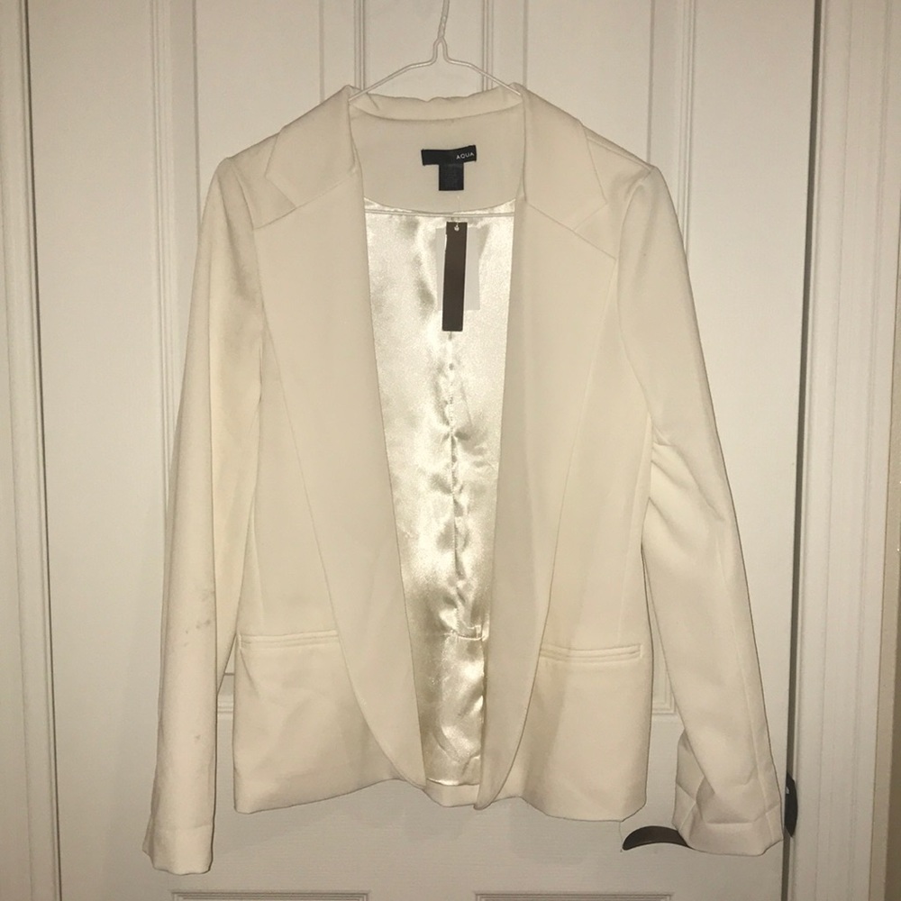 AQUA Ivory Blazer